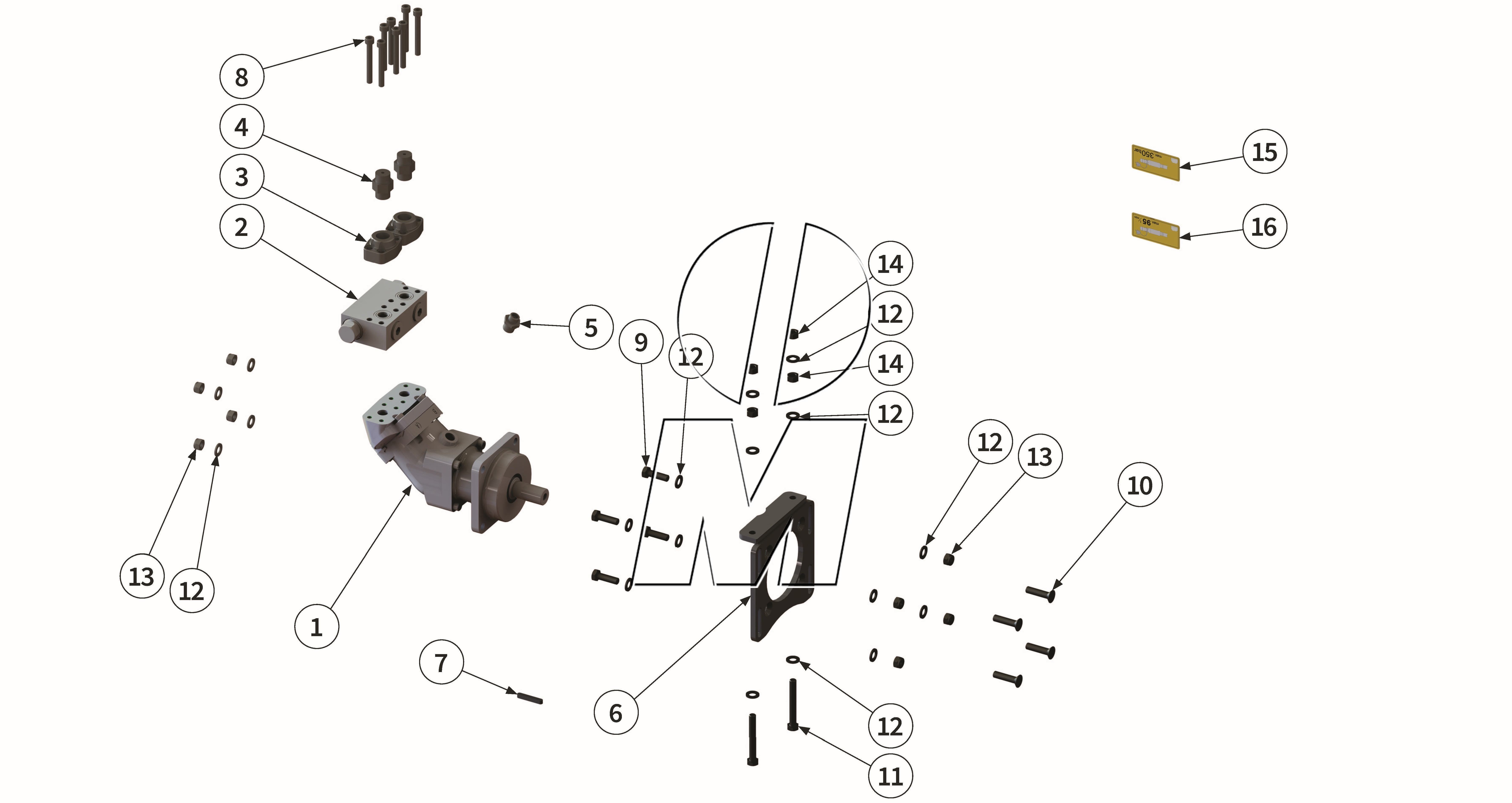 Zeichnung 10: Hydroantrieb (P_H_ET_25_WEL)