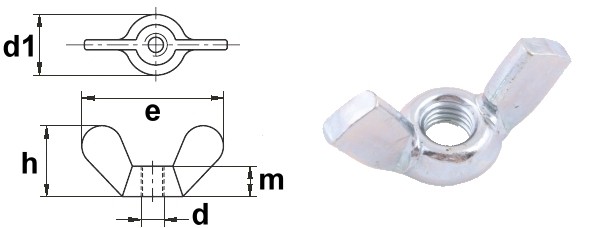Flügelmutter